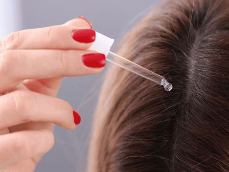 När och hur man använder en lotion mot håravfall