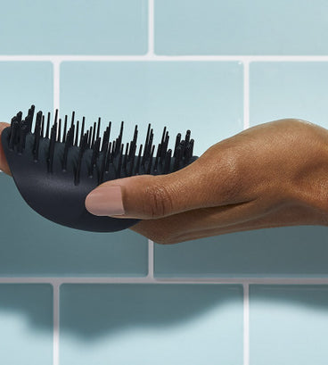 Tangle Teezer Scalp Massager shampoo brush - Onyx Black