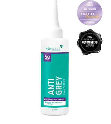 Neofollics anti-grey serum + scalp roller