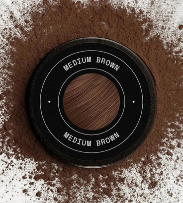 Keratain pomade + Keratain hair fibers – Medium brown (25 gr)