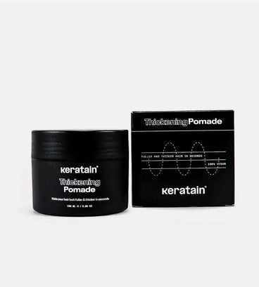 3x Keratain hair fibers + free Keratain pomade – Black (25 gr) - Hair Growth Specialist