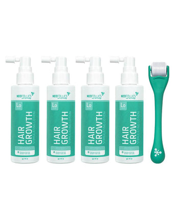 4x Neofollics lotion + free scalp roller - Hair Growth Specialist