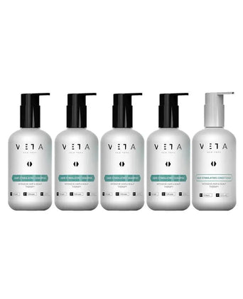 4x Veta shampoo + free conditioner - Hair Growth Specialist