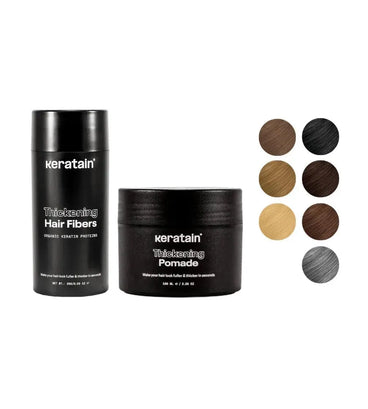 Keratain pomade + Keratain hårfibre