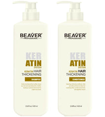 Beaver keratin shampoo + conditioner (410 ml) - Hair Growth Specialist