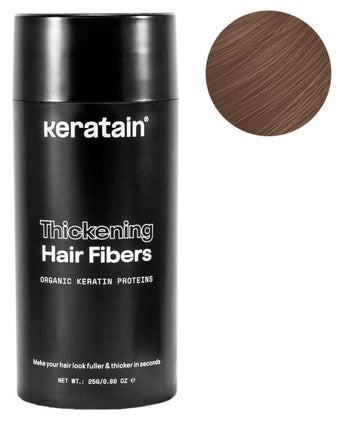 Keratain hair fibers – Light brown (25 gr) - Hair Growth Specialist