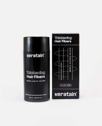Keratain hair fibers – Light brown (25 gr) - Hair Growth Specialist