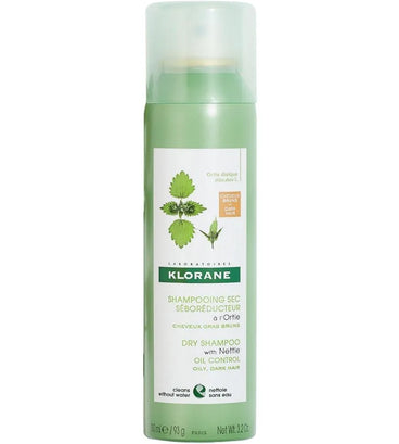 Klorane dry shampoo oily hair Nettle - dark hair (150 ml) - Hair Growth Specialist