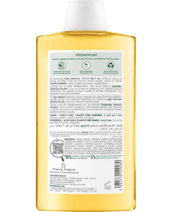 Klorane shampoo for blonde highlights Chamomile (400 ml) - Hair Growth Specialist