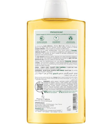 Klorane shampoo for blonde highlights Chamomile (400 ml) - Hair Growth Specialist