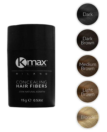 Kmax hair fibers (15 gr) - Hair Growth Specialist