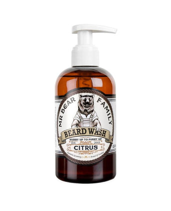Mr. Bear Family beard shampoo - Citrus (250 ml) - Hair Growth Specialist