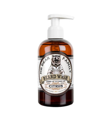 Mr. Bear Family beard shampoo - Citrus (250 ml) - Hair Growth Specialist