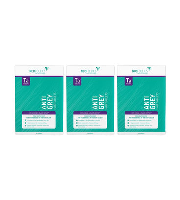 Neofollics anti-grey hair tablets (3-pack) - Hair Growth Specialist