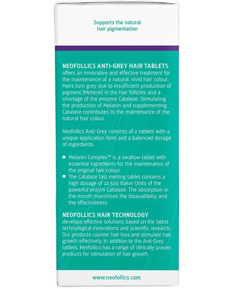 Neofollics anti-grey hair tablets (3-pack) - Hair Growth Specialist