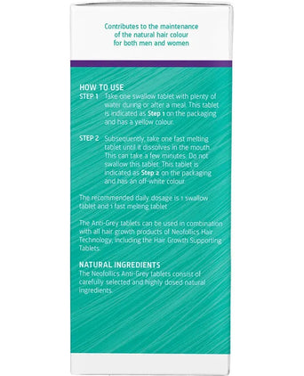 Neofollics anti-grey hair tablets (3-pack) - Hair Growth Specialist