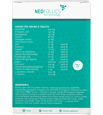 Neofollics tabletter för skäggväxt
