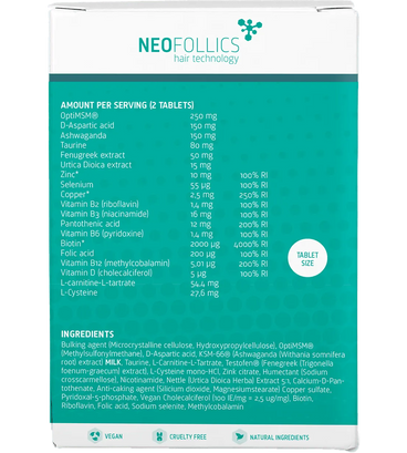 Neofollics beard growth tablets - Hair Growth Specialist