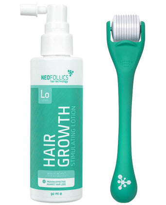 Neofollics lotion + scalp roller - Hair Growth Specialist