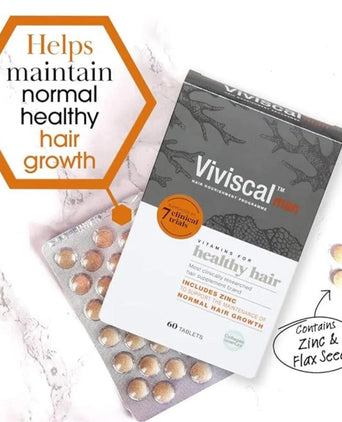 Viviscal tablets for men (1 month) - Hair Growth Specialist