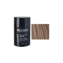 Beaver keratin hair building fibers - Light brown (12 gr) - Hair Growth Specialist