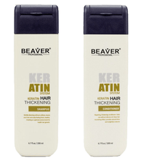 Beaver keratin shampoo + conditioner (200 ml) - Hair Growth Specialist