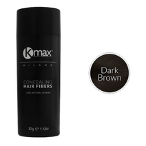 Kmax keratin hair fibers - Dark brown (32 gr) - Hair Growth Specialist