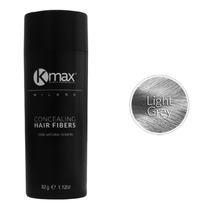 Kmax keratin hair fibers - Light grey (32 gr) - Hair Growth Specialist