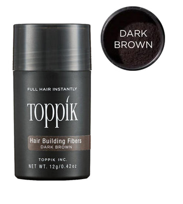Toppik hair fibers - Dark brown (12 gr) - Hair Growth Specialist