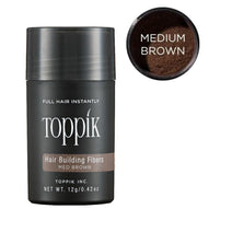 Toppik hair fibers - Medium brown (12 gr) - Hair Growth Specialist